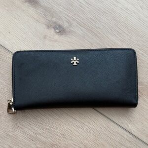 Tory Burch Black Continental Wallet